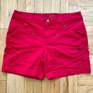 Mountain Hardwear W's shorts, Size L, Red